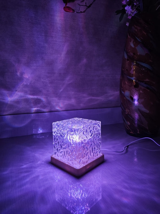 Water Ripple Night Light 12 Colors RGB Lamp